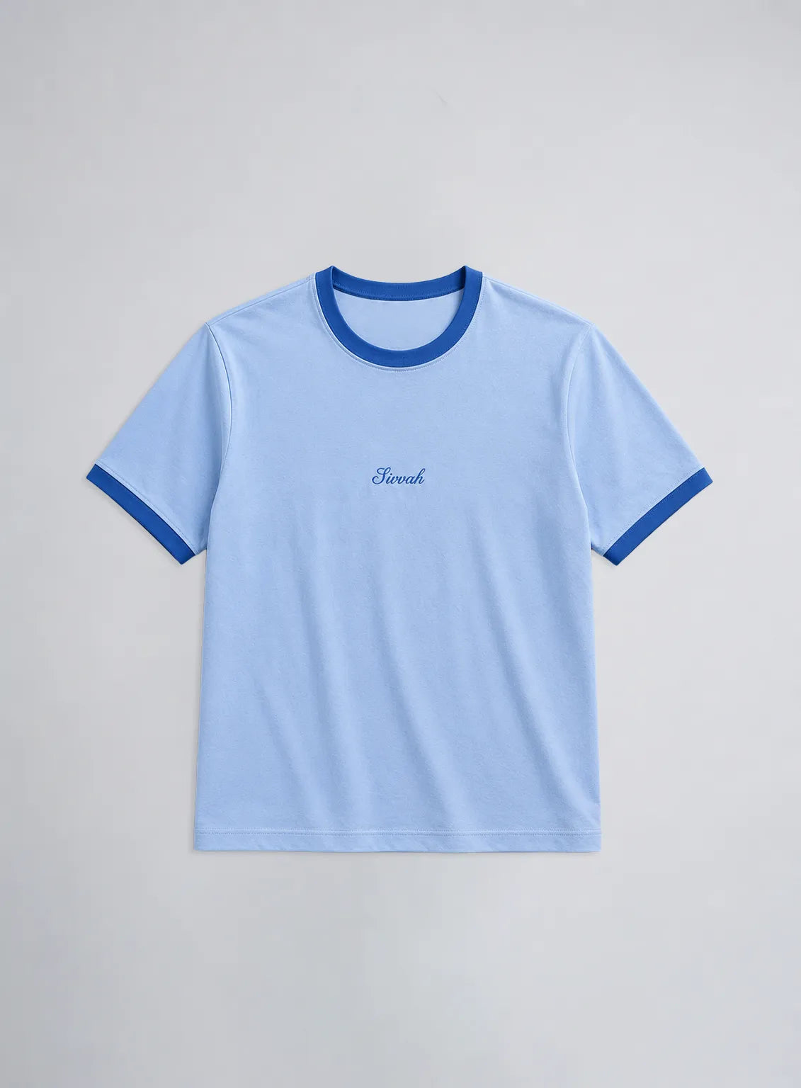 Ringer T-Shirt – Sky & Royal Blue