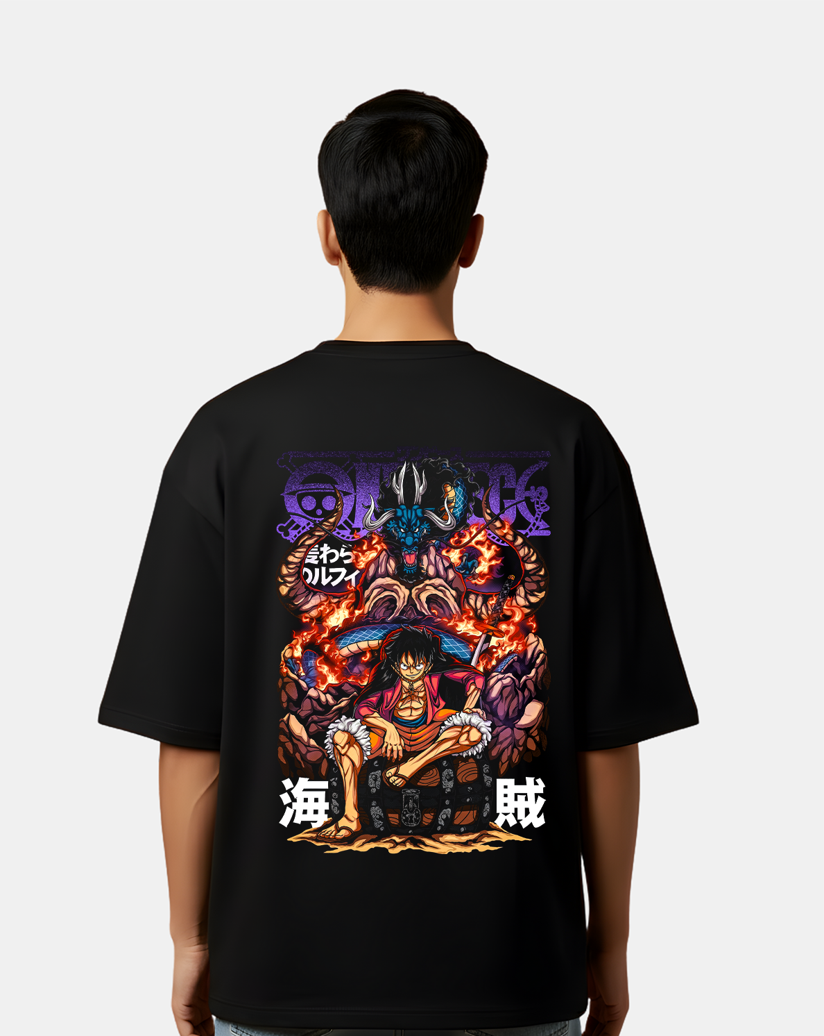One Piece – Kaido vs Luffy Showdown Oversized T-Shirt