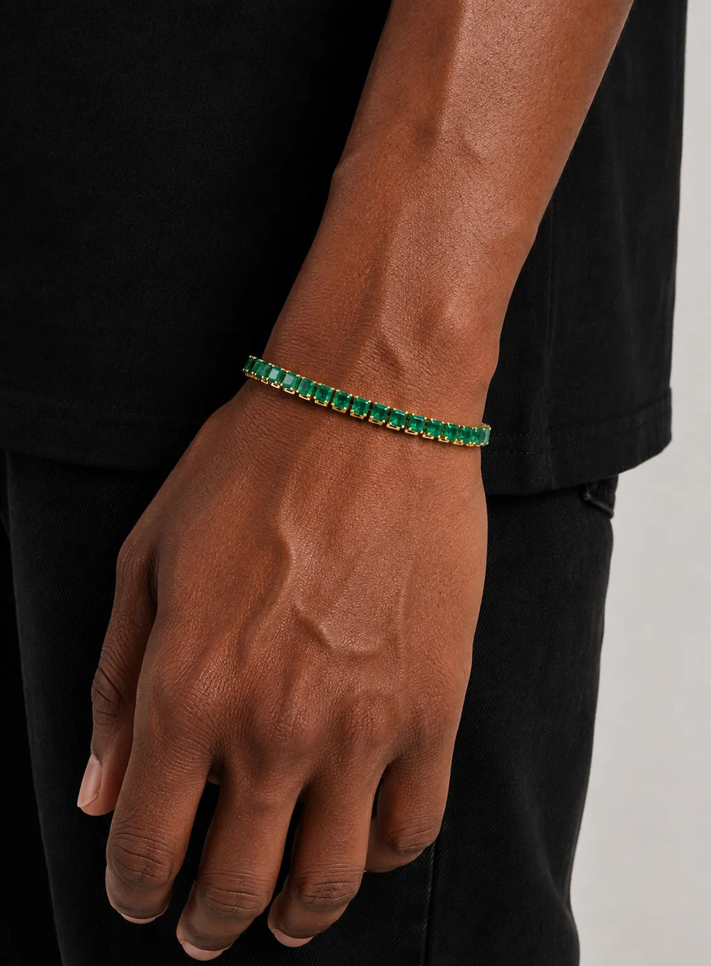 Emerald Muse Tennis Bracelet