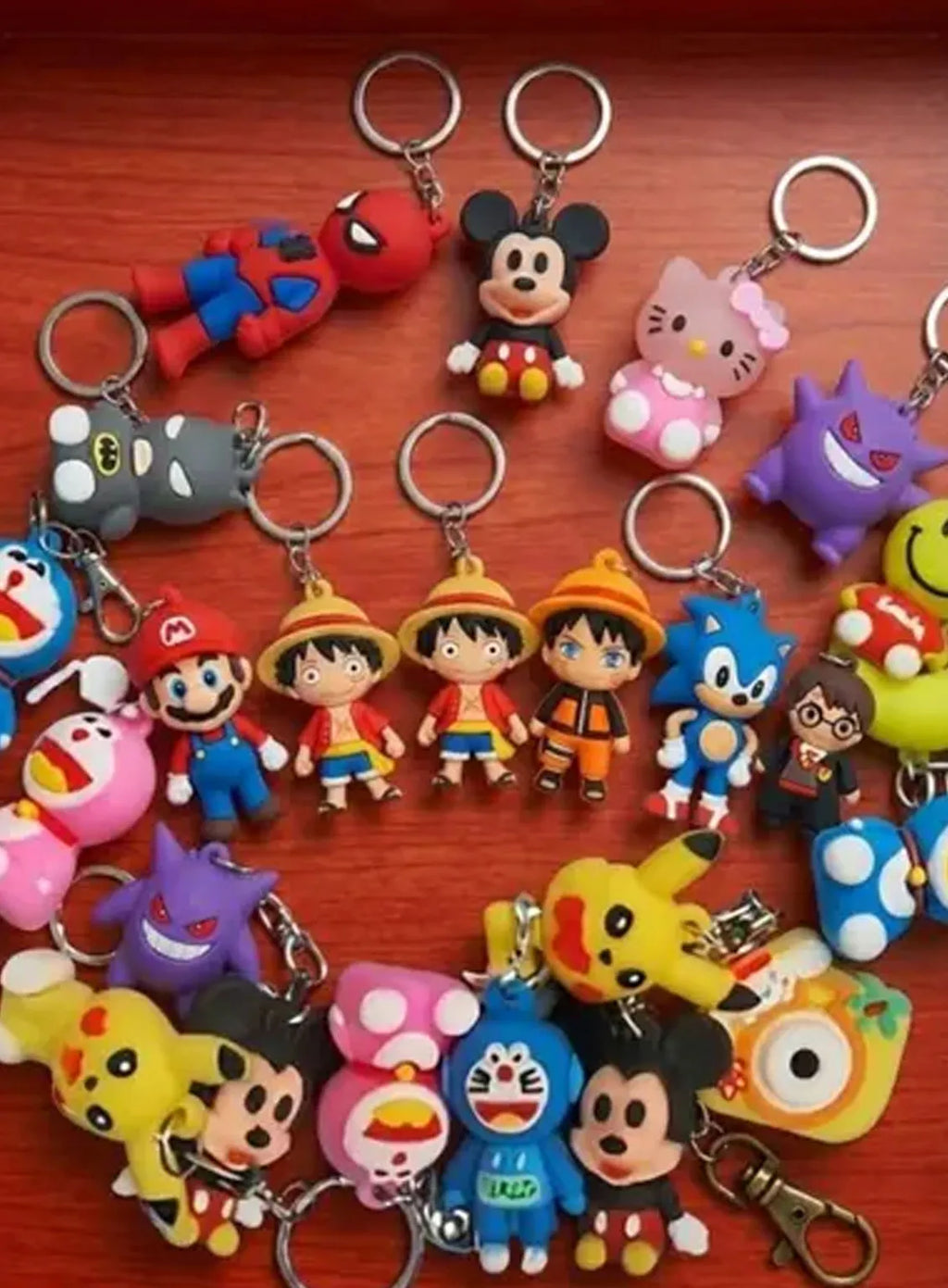 Random Mini Superhero & Cartoon Keychain