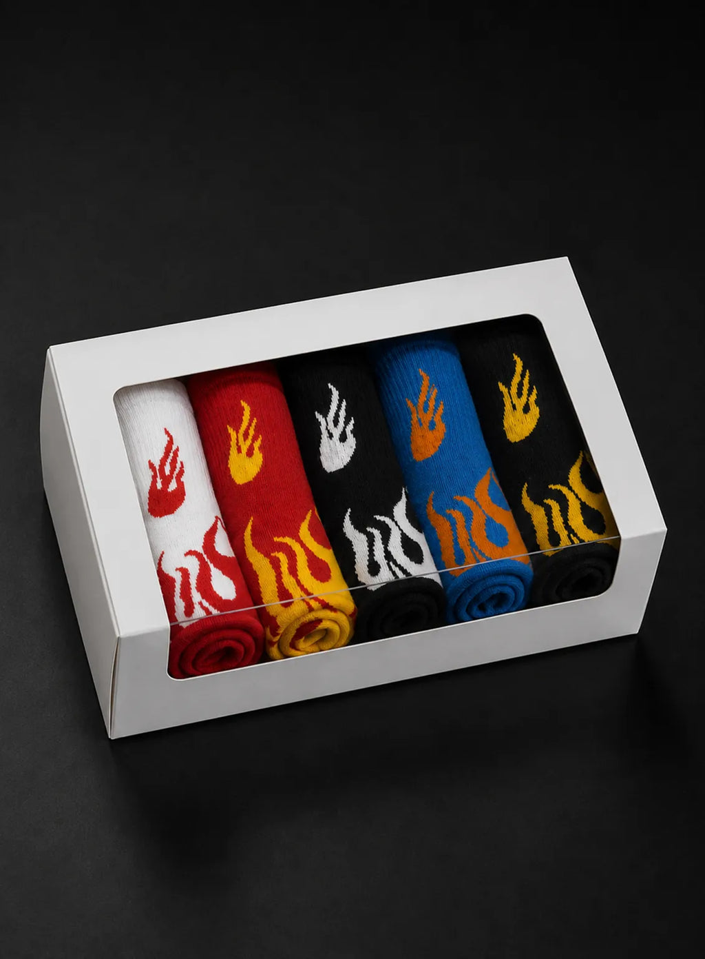 Flame Crew Socks • Pack of 5