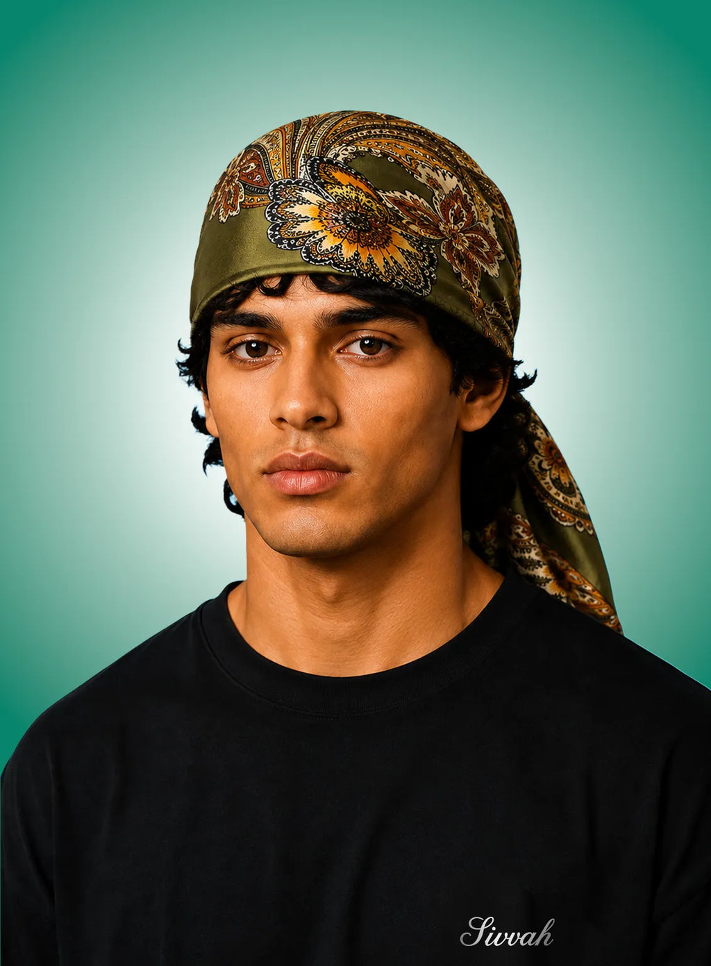 Green Paisley Scarf