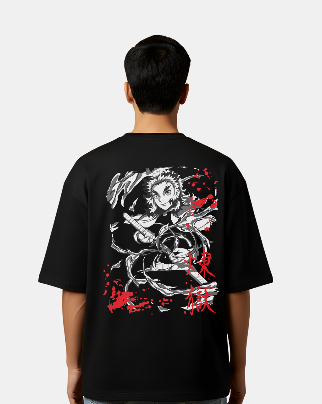 Demon Slayer Flame Hashira – Oversized T-Shirt