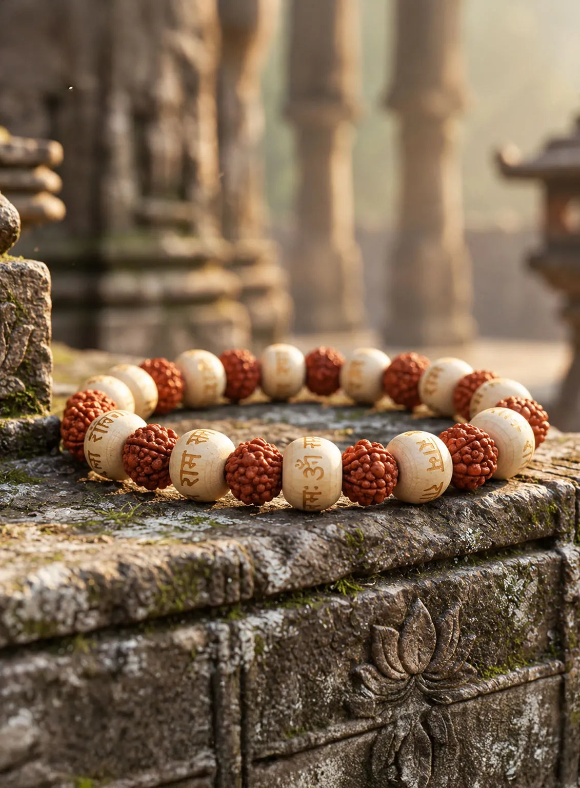 Handcrafted Rudraksh Beads Bracelet