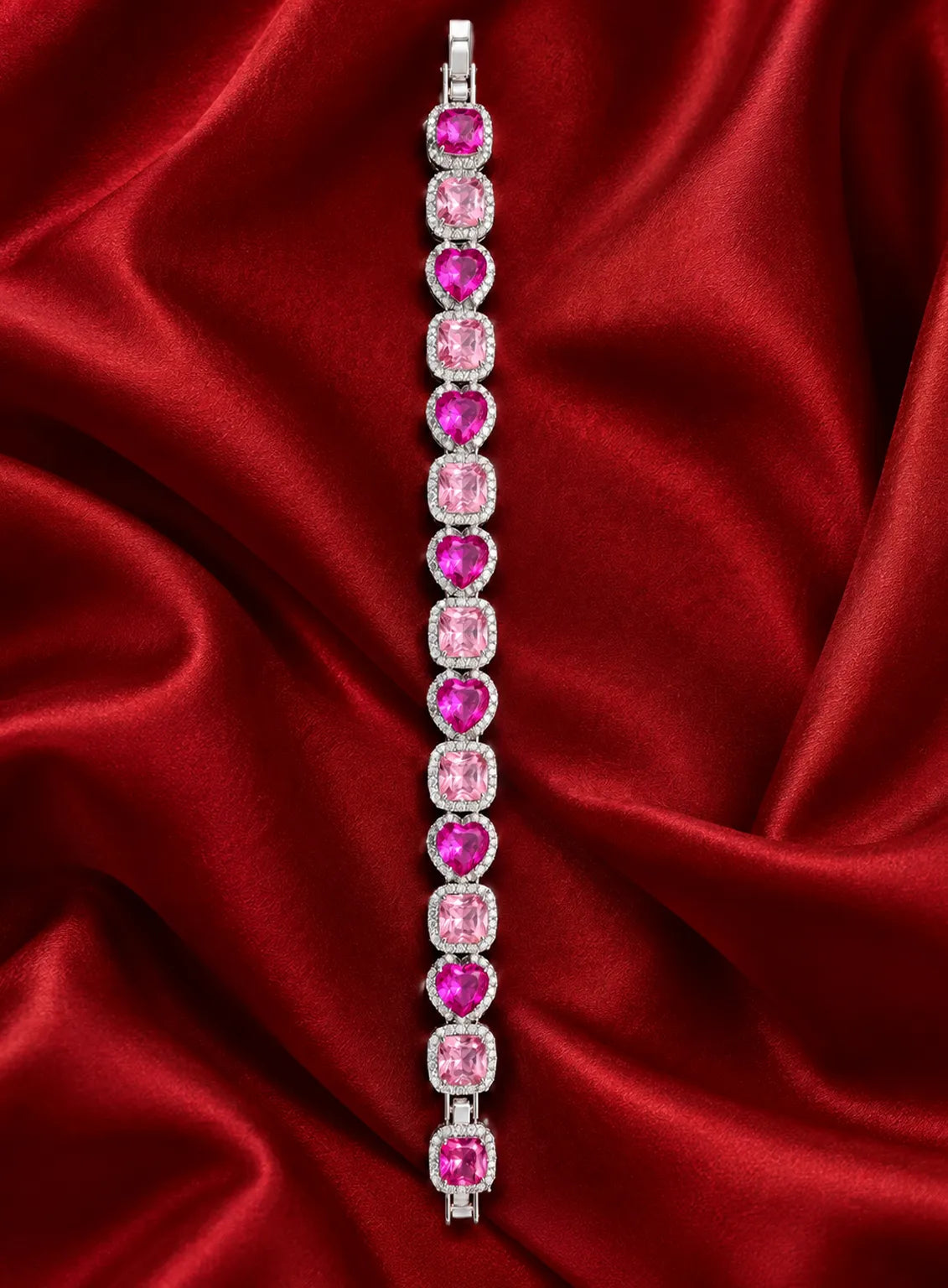 Pink Majesty Halo Bracelet