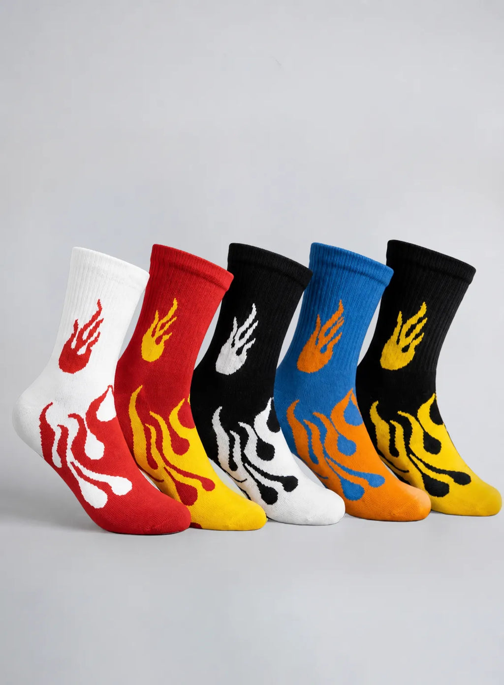 Flame Crew Socks • Pack of 5