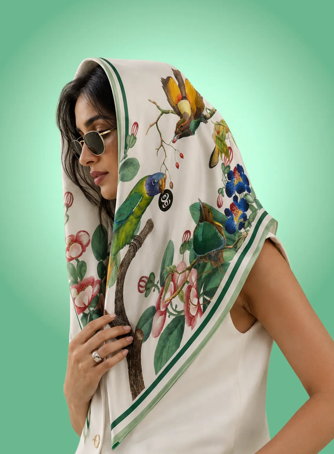Emerald Aviary Scarf