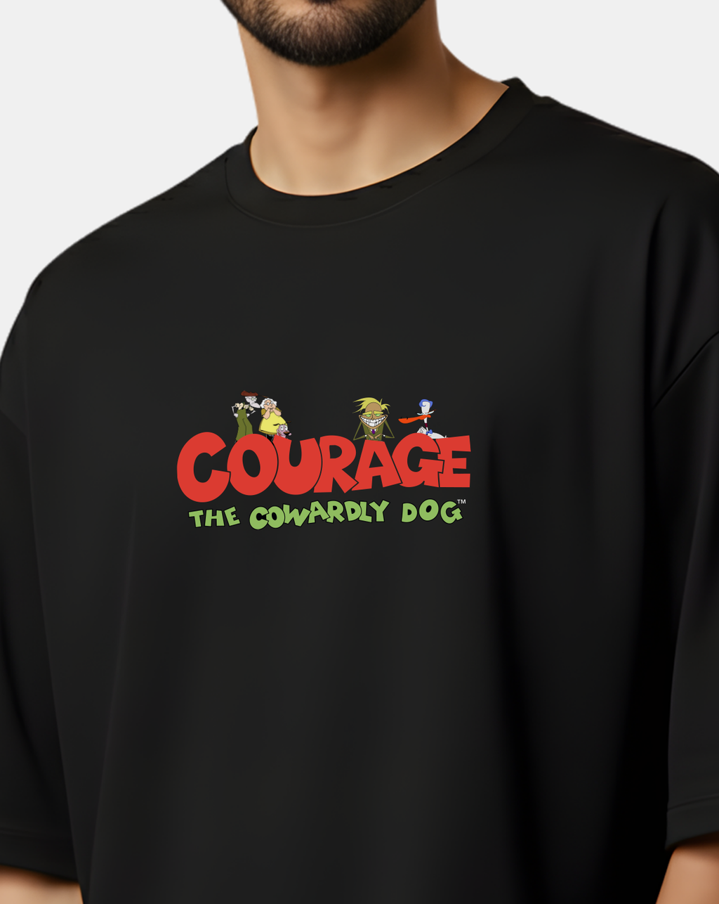 Courage the Cowardly Dog – Oversized T-Shirt
