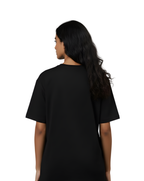 Time for Happiness – Minimal Black Oversized T-Shirt