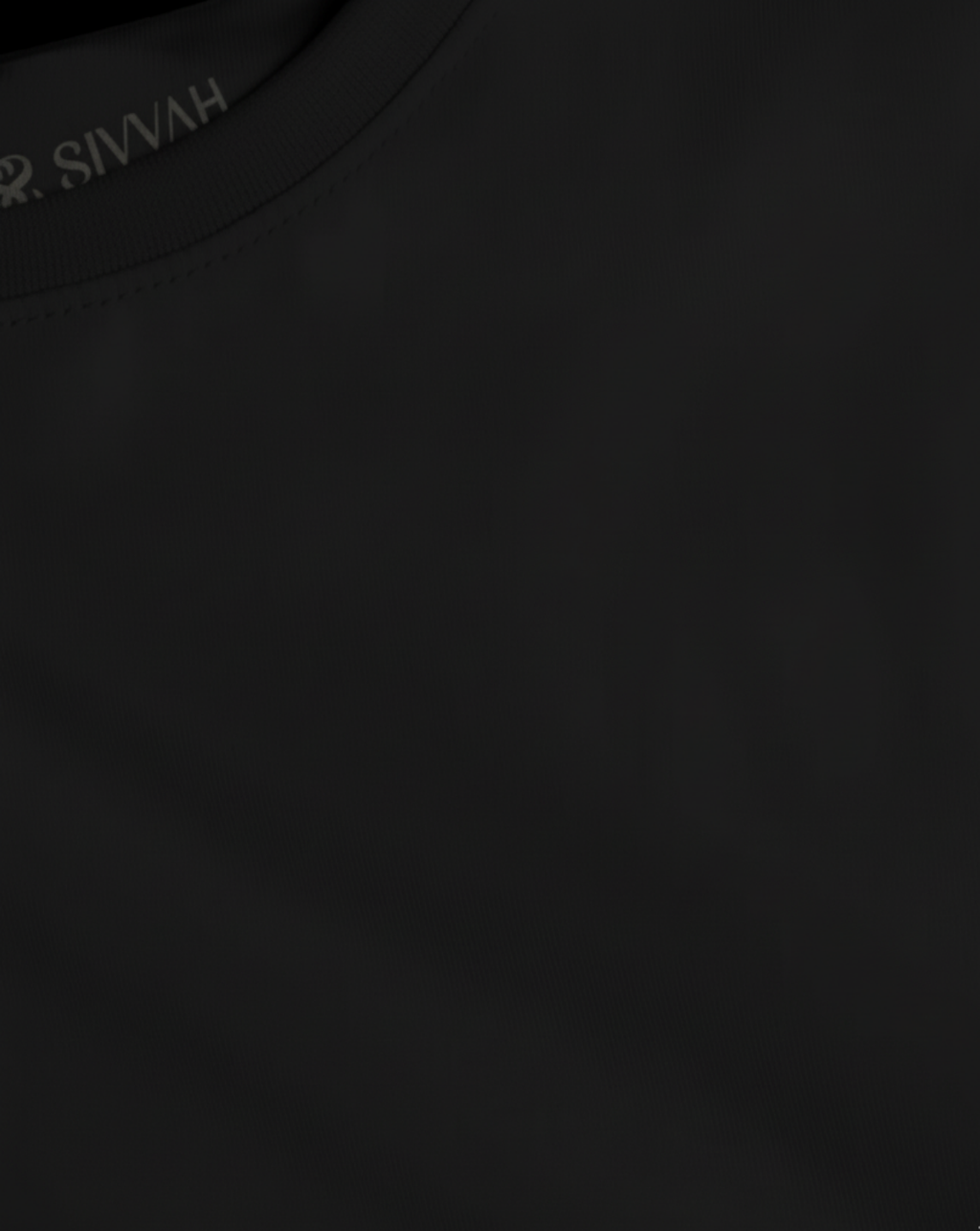 Deep Black Oversized T-Shirt