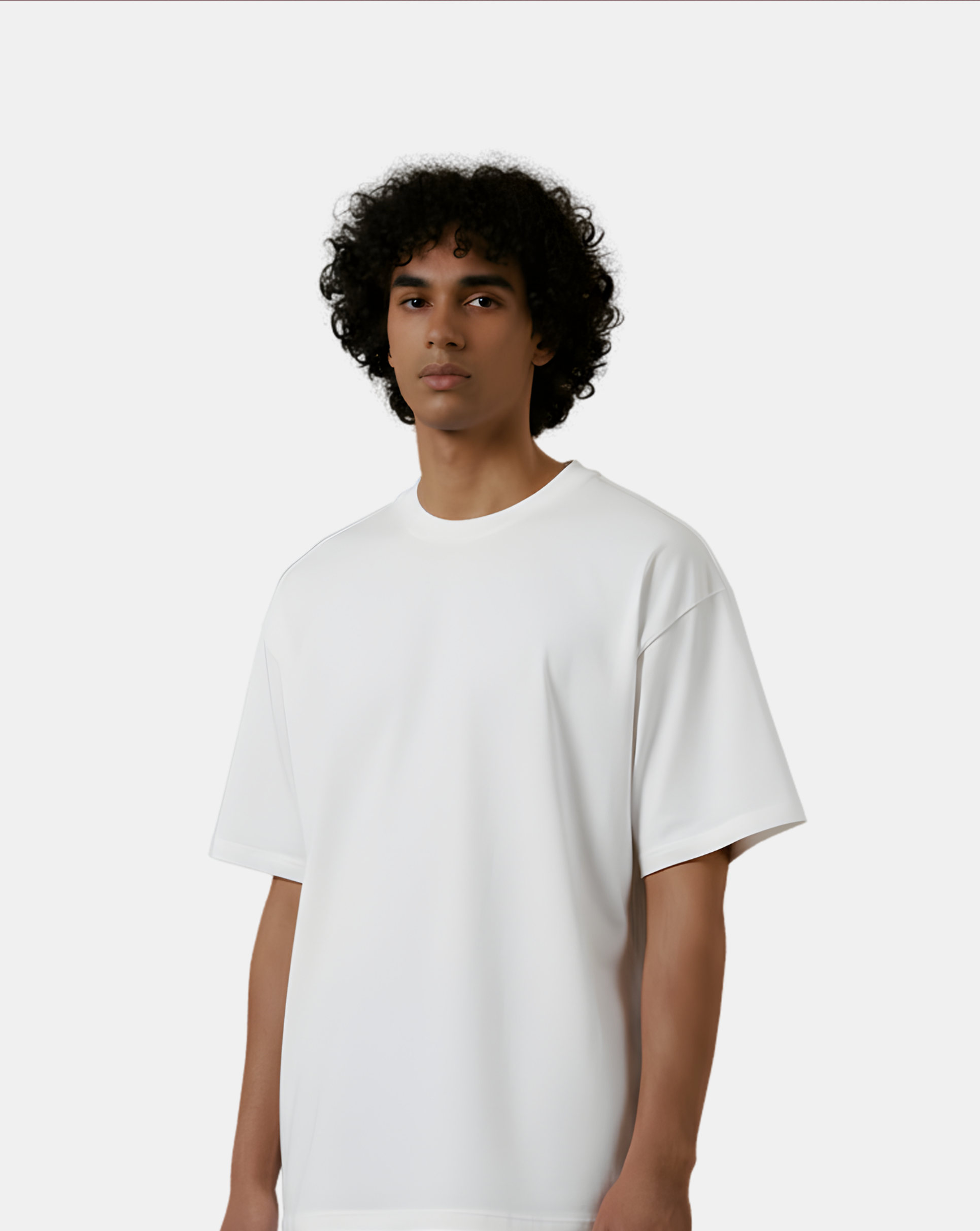 Solid: White Oversized T-Shirt