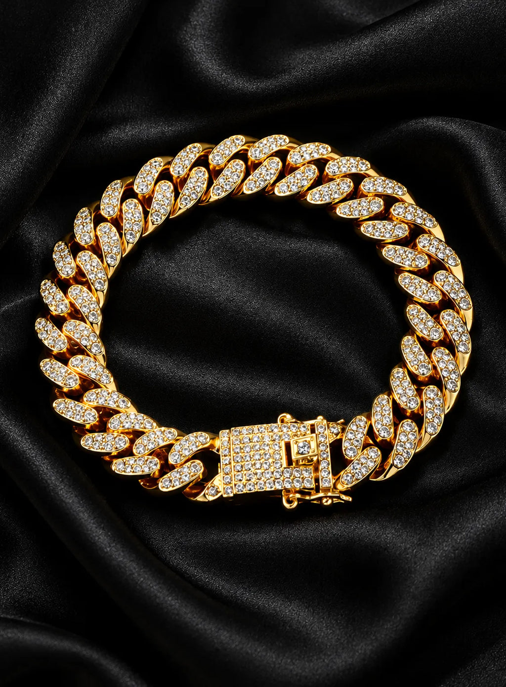 Imperial Gold Ice Cuban Bracelet
