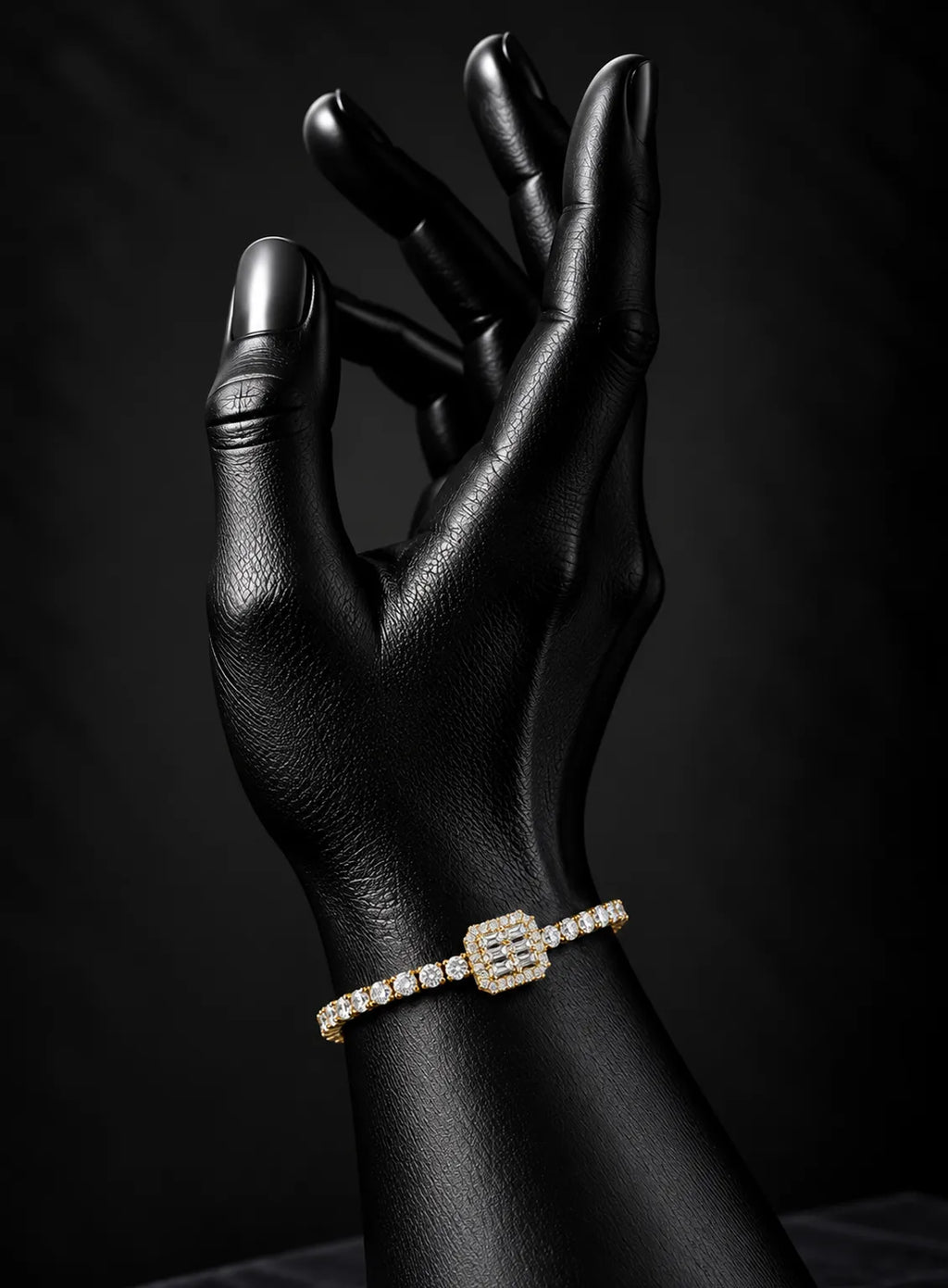 Imperial Grid Tennis Bracelet