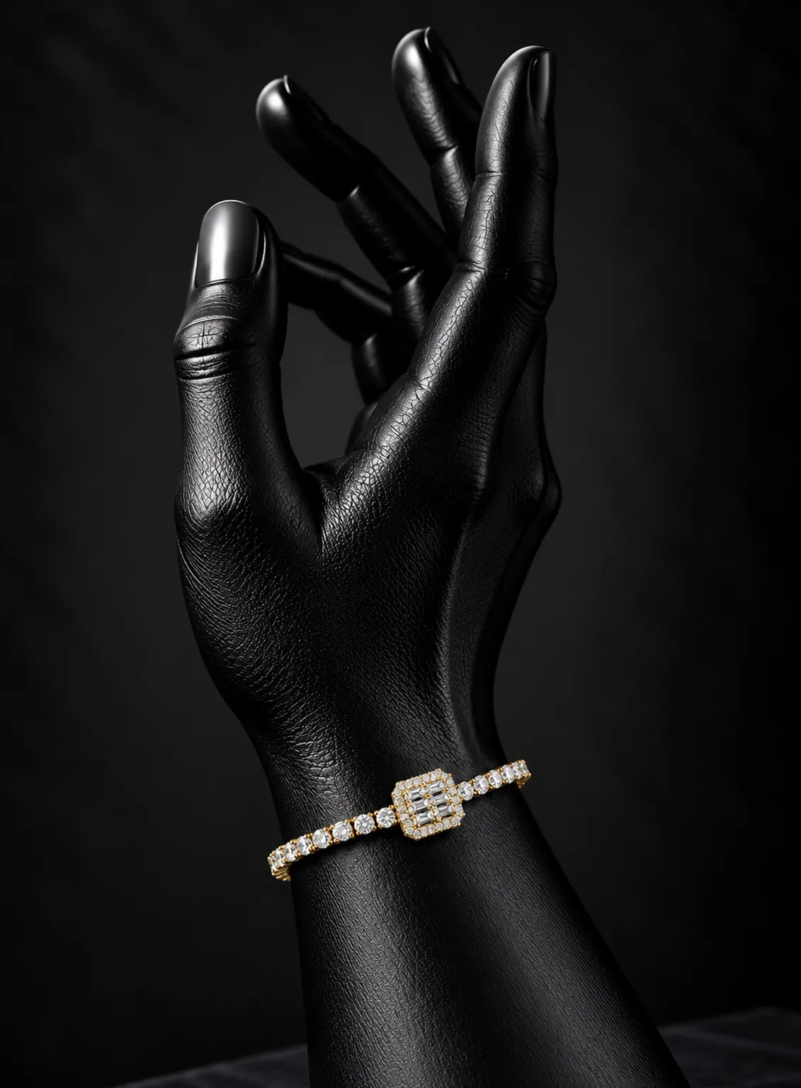 Imperial Grid Tennis Bracelet