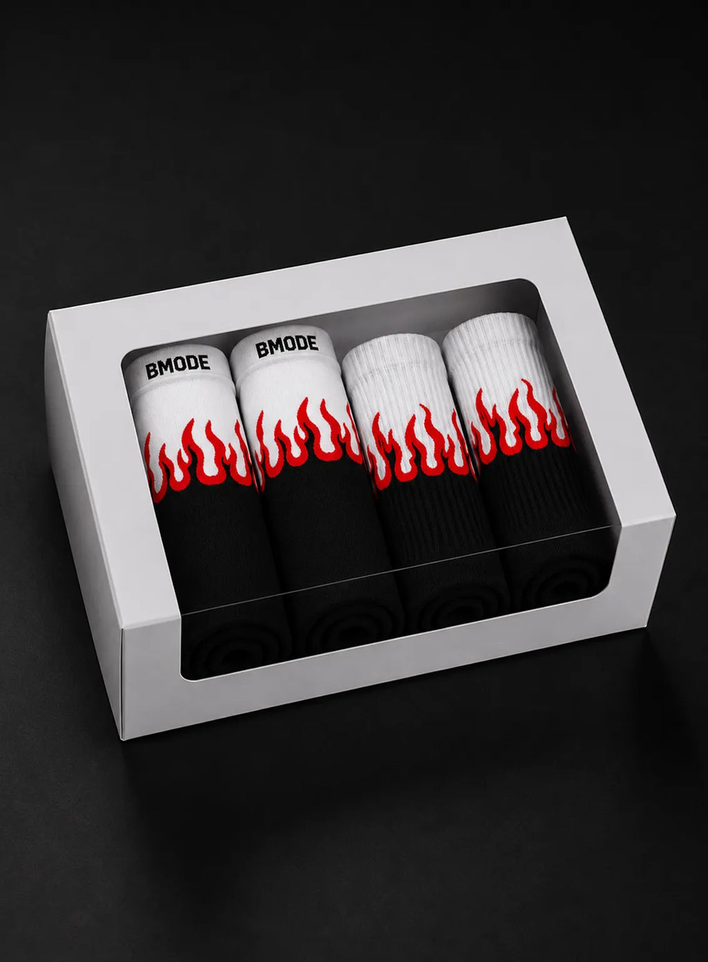 Beast Mode Flame Combo - Red & Black • Pack of 2