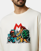 Mario Showdown – Retro Gamer Oversized Tee