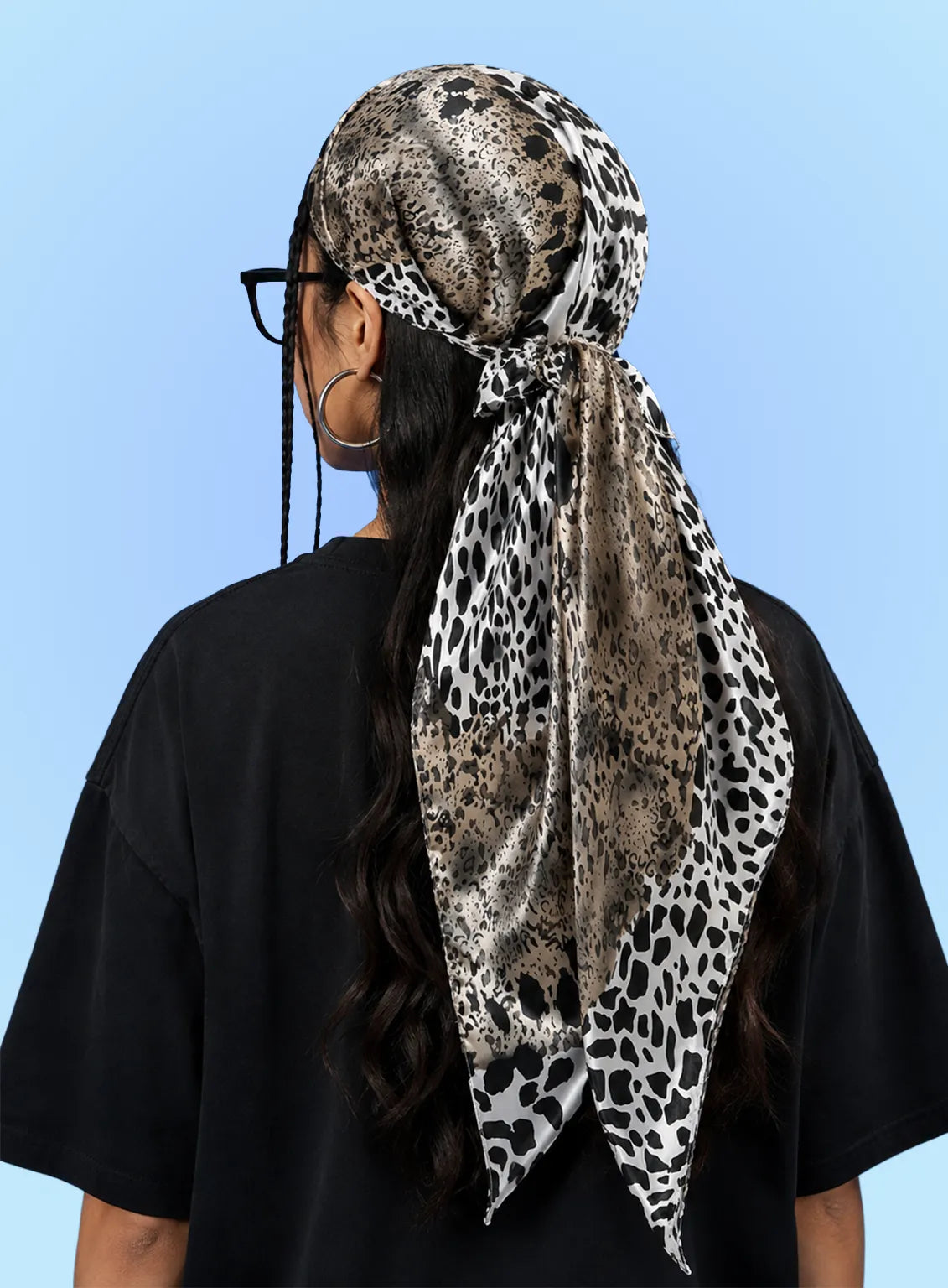 Leopard Noir Scarf