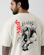Naruto Jiraiya Sketch Art – Oversized T-Shirt