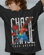 Chase Your Dreams Macaw Oversized T-Shirt