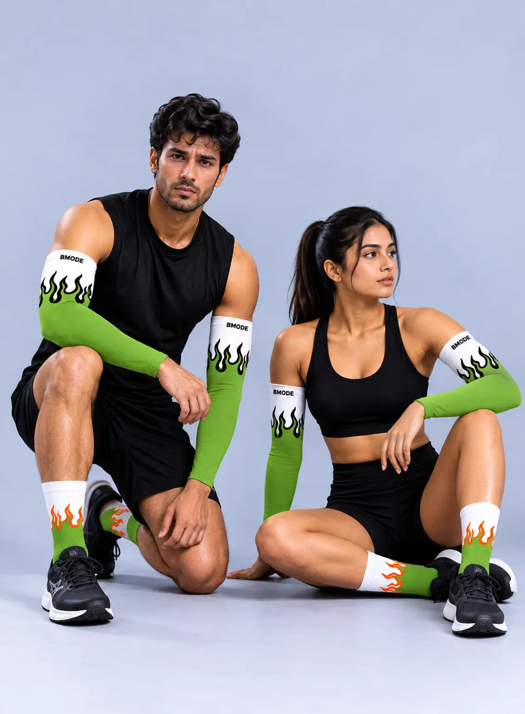 Beast Mode Flame Combo - Neon Green • Pack of 2