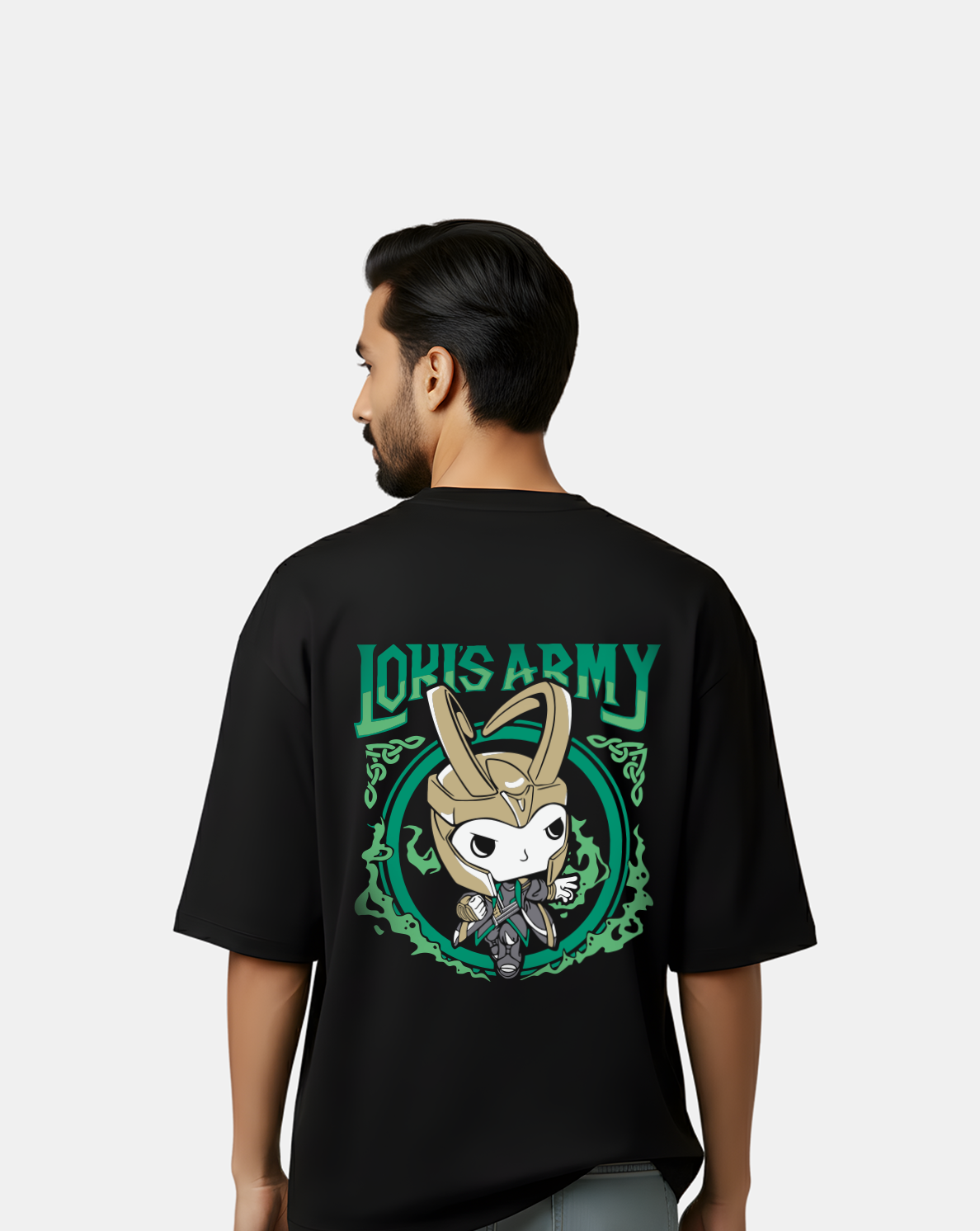LOKI'S ARMY – Cartoon Mischief Edition Oversized Tee