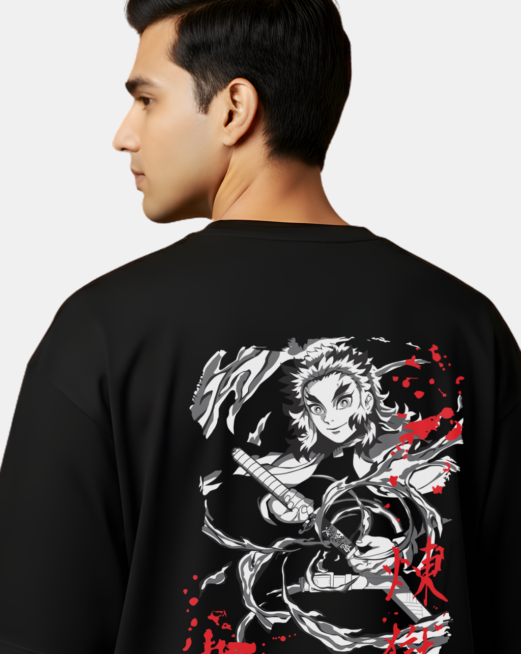 Demon Slayer Flame Hashira – Oversized T-Shirt