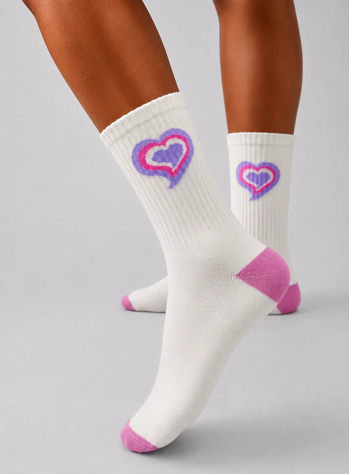 Love & Flame Crew Socks • Pack of 5