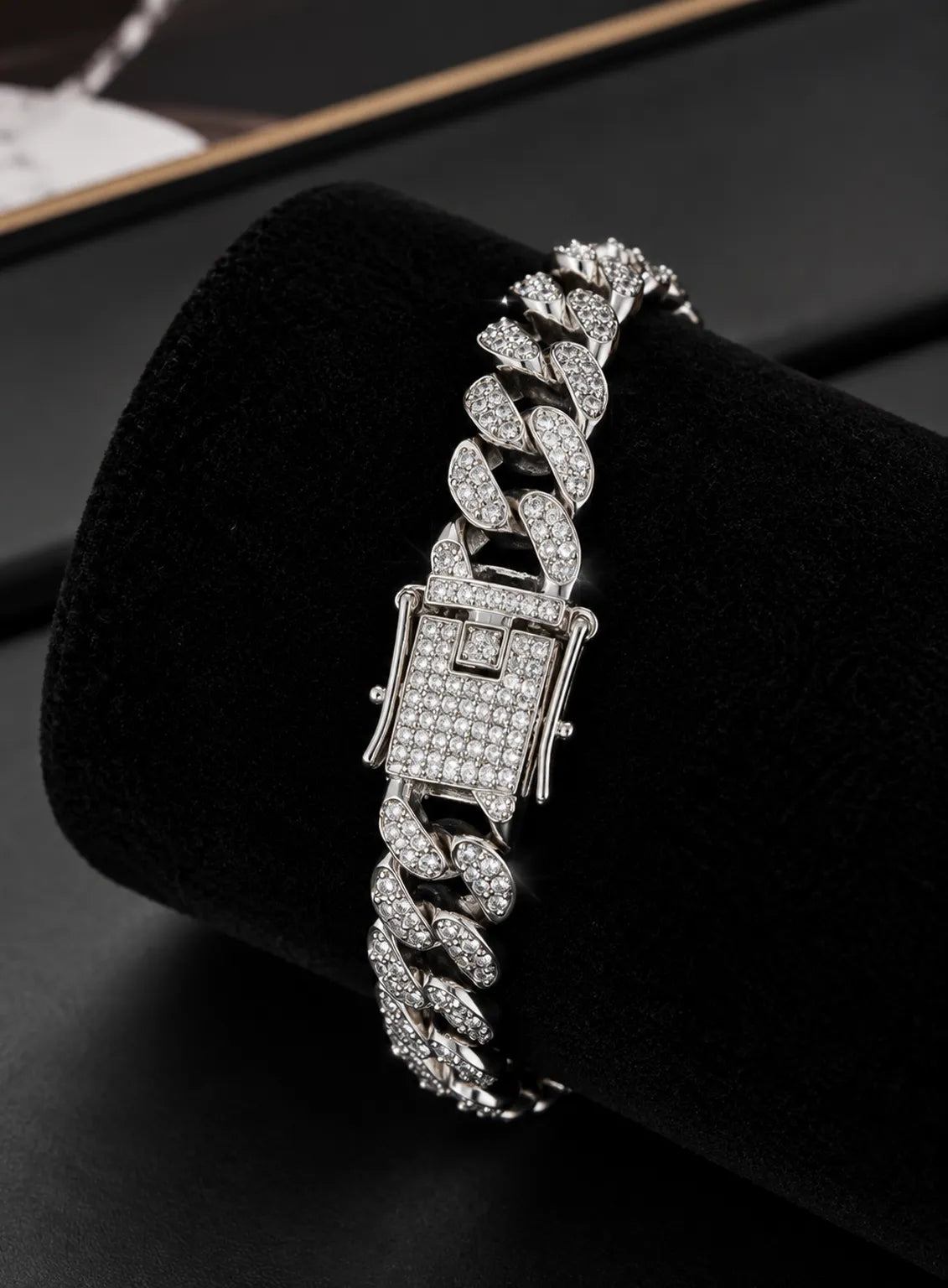 Imperial Silver Ice Cuban Bracelet