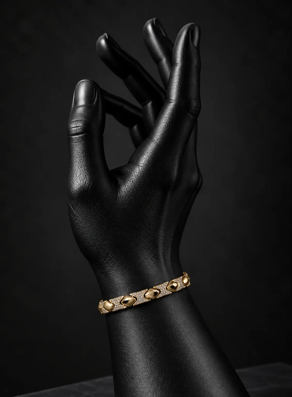 Imperial Link Crystal Bracelet