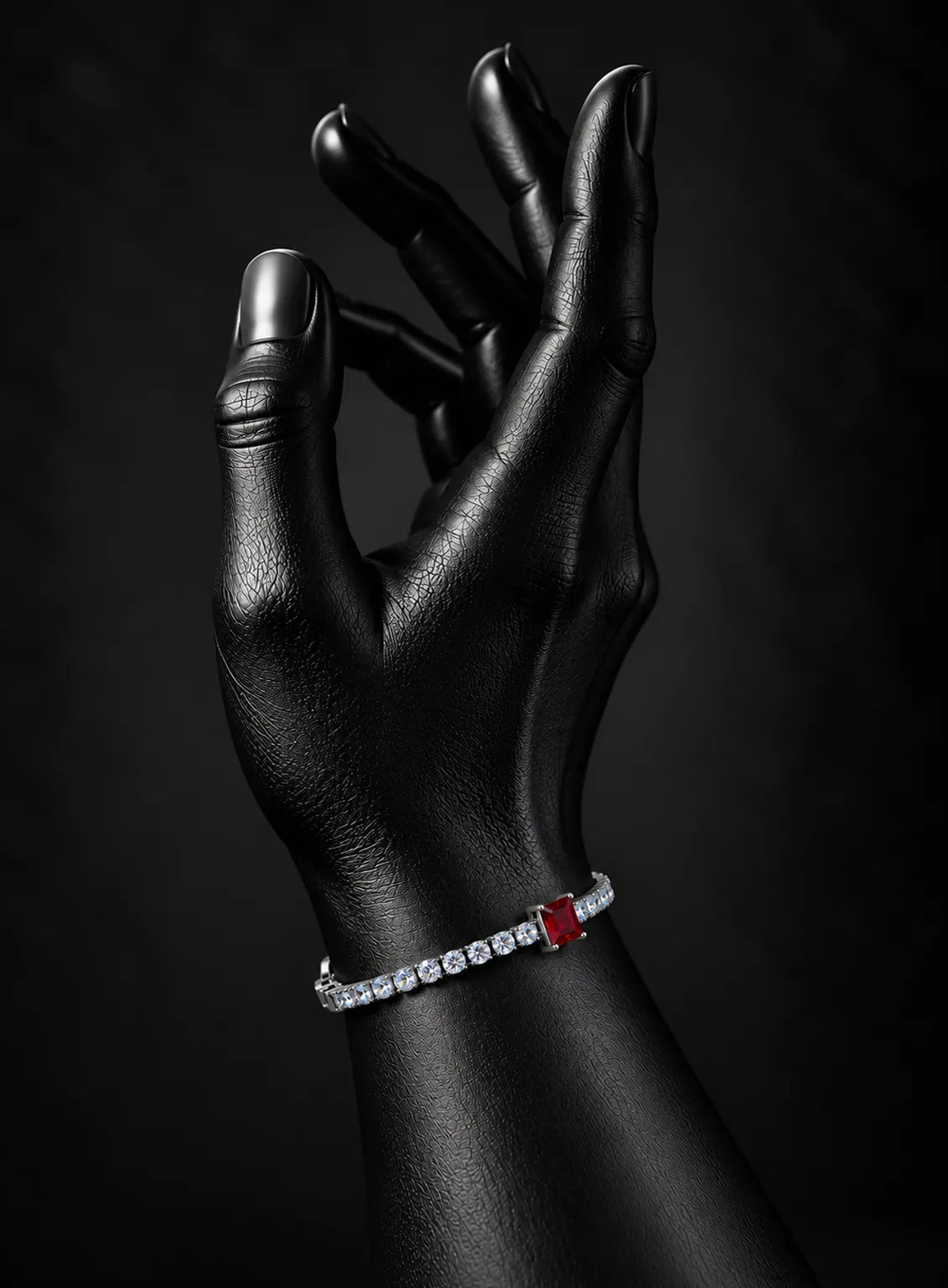 Red Ruby Royale Tennis Bracelet
