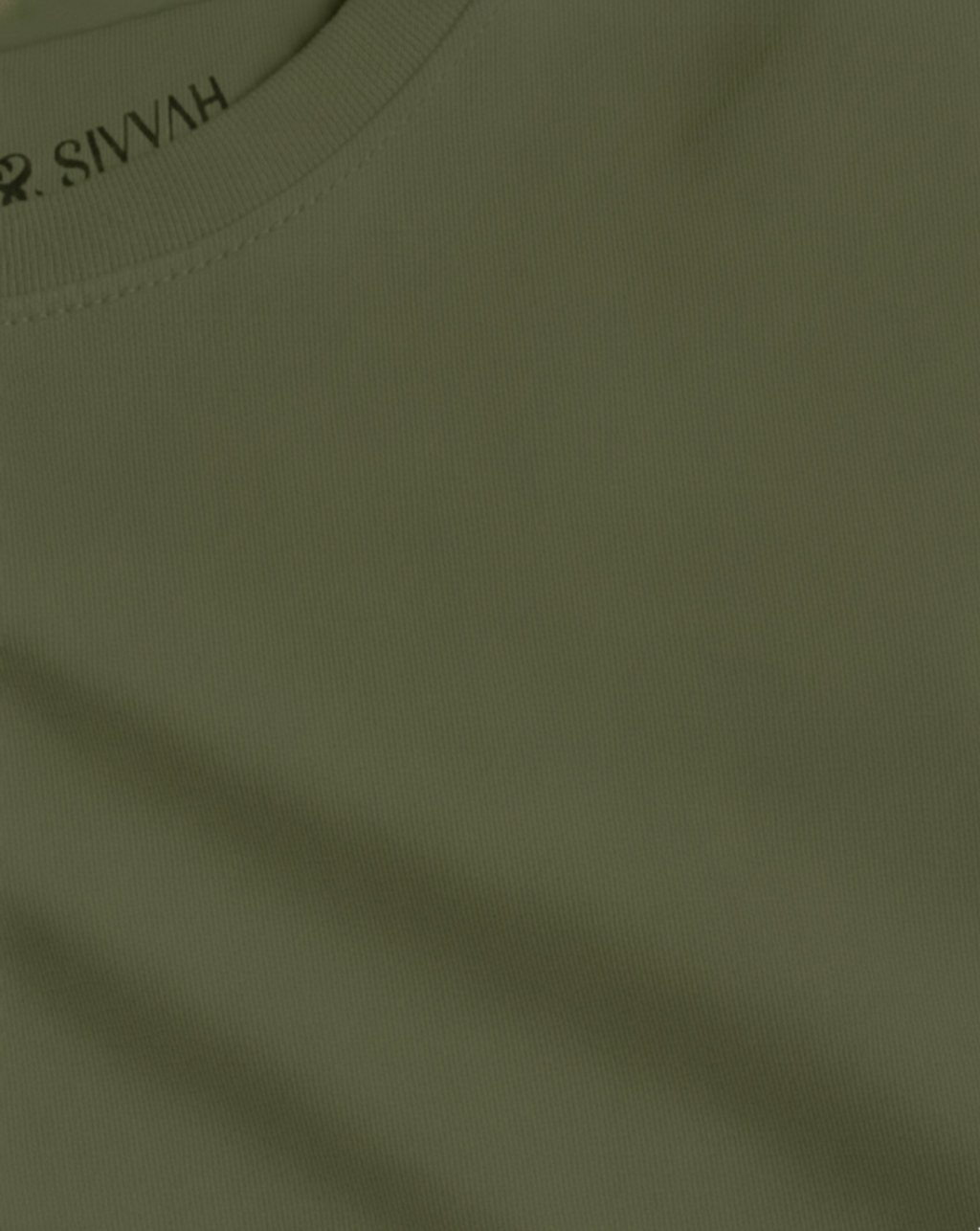 Solid: Army Green Oversized T-Shirt