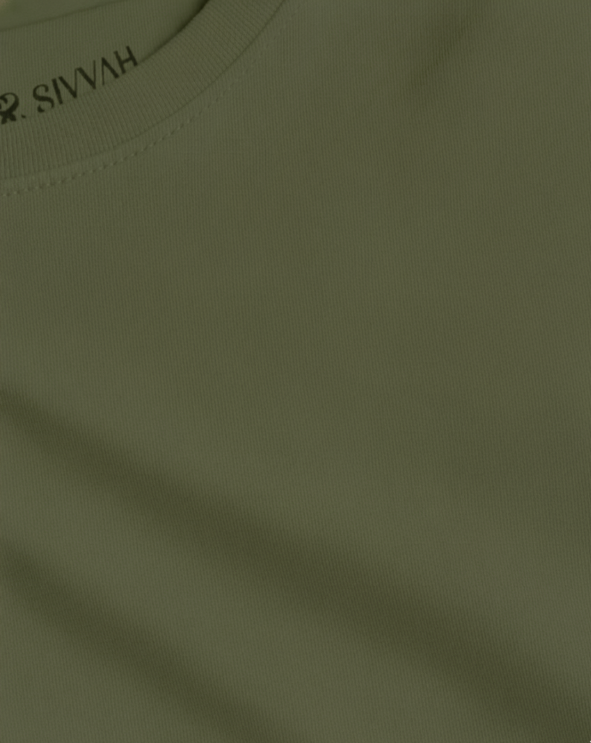 Solid: Army Green Oversized T-Shirt