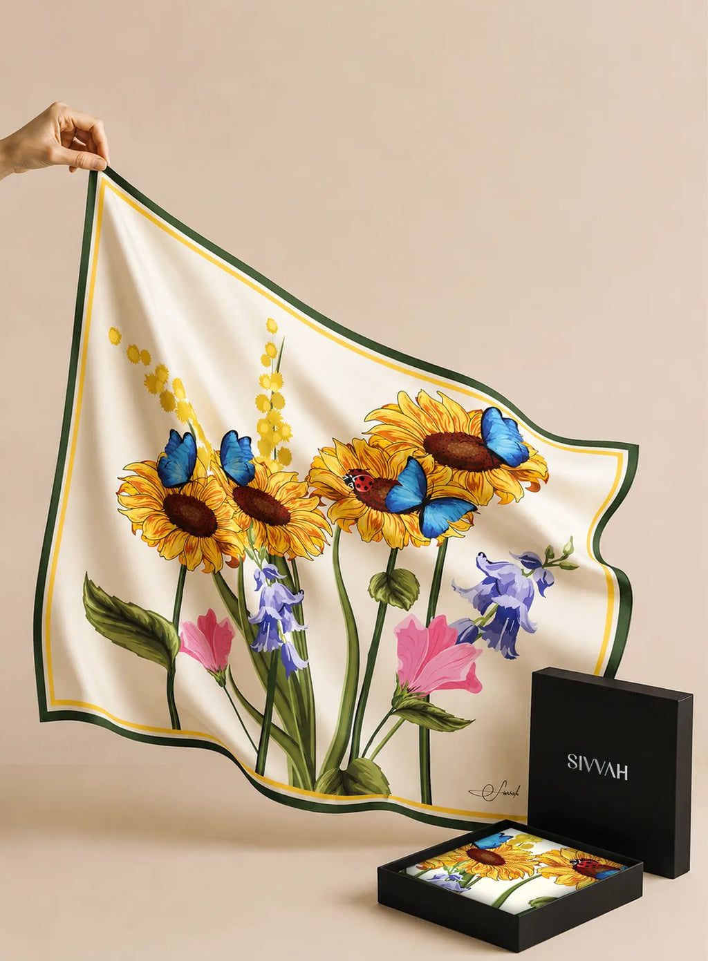 Sunflower Bloom Scarf