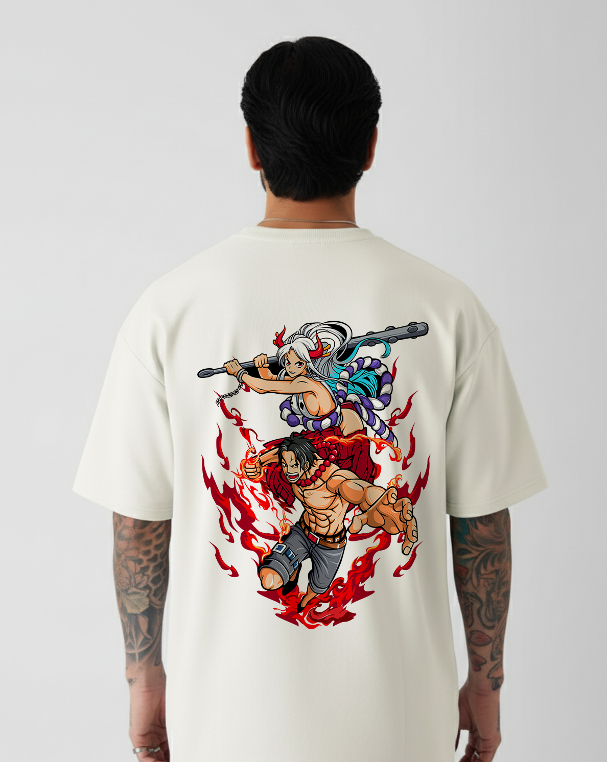 One Piece Ace & Yamato Duo – Oversized T-Shirt