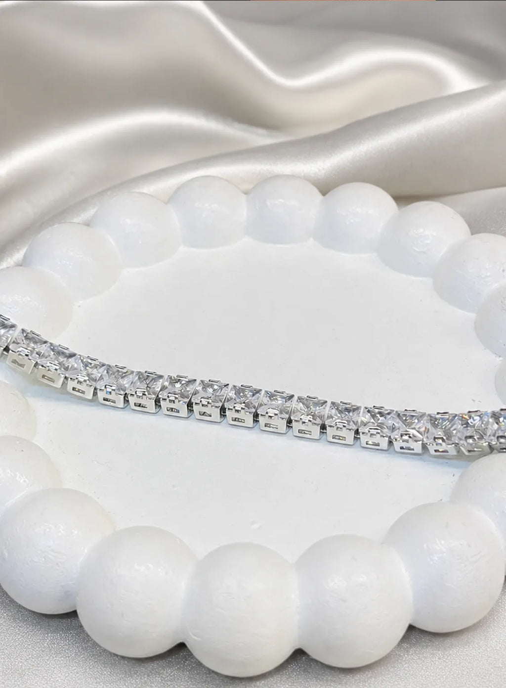 Silver Tennis Bracelet