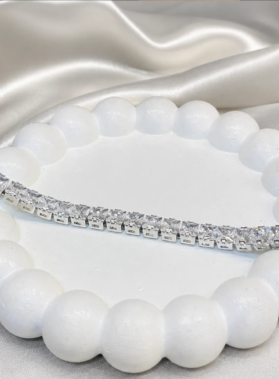 Silver Tennis Bracelet