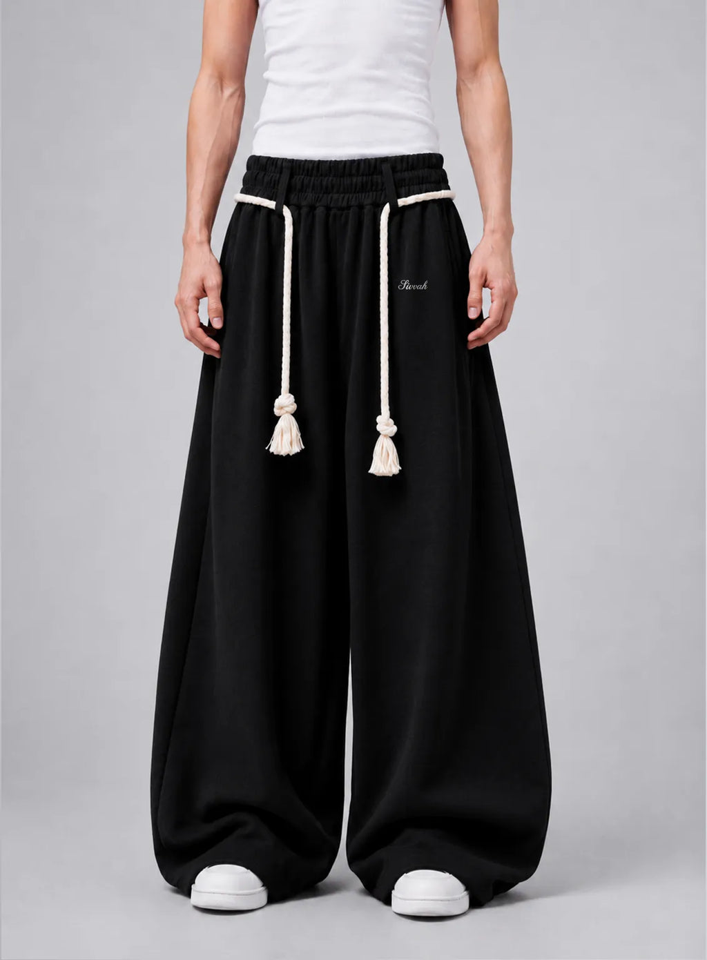 Signature Rope Sweatpants - Black (Pre-launch)