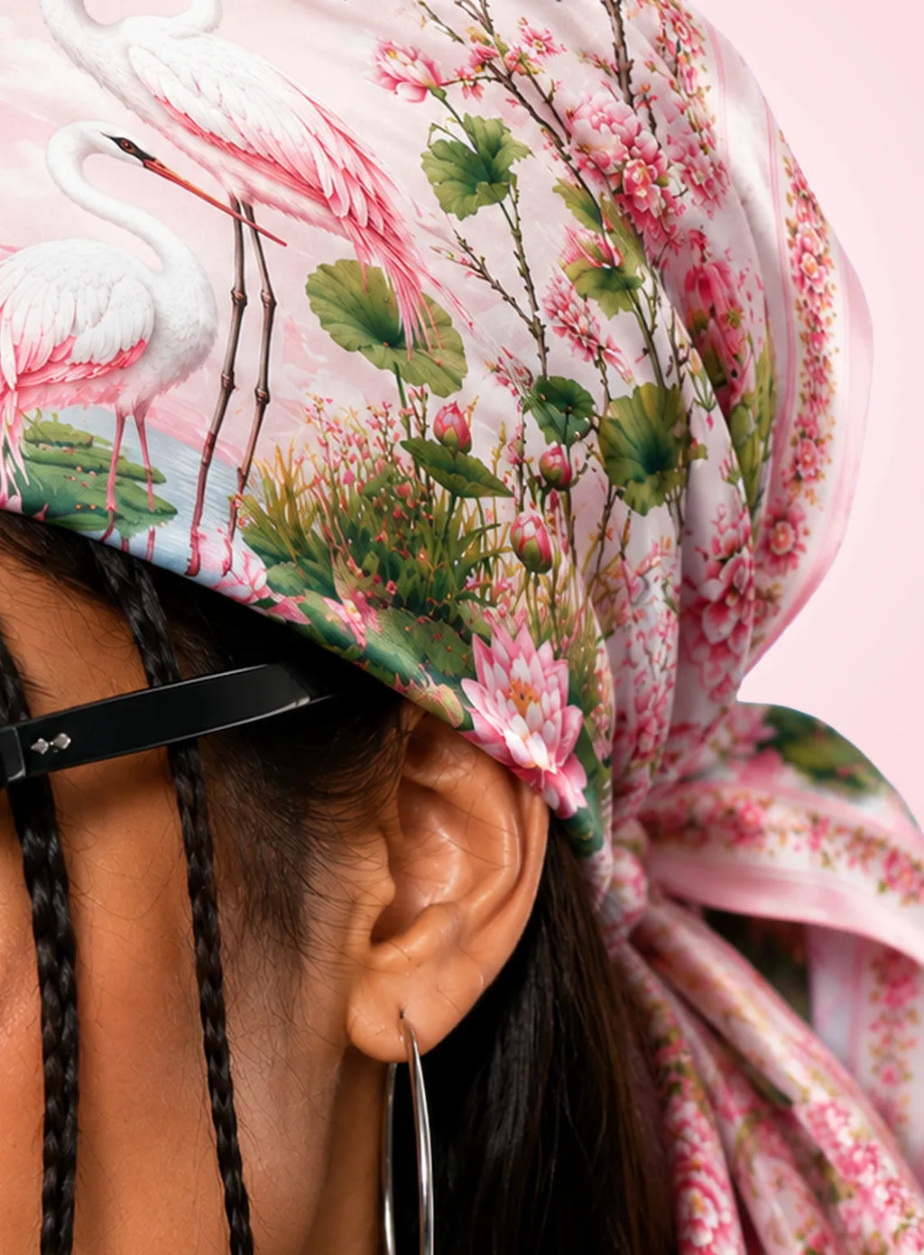 Sakura Crane Blossom Scarf