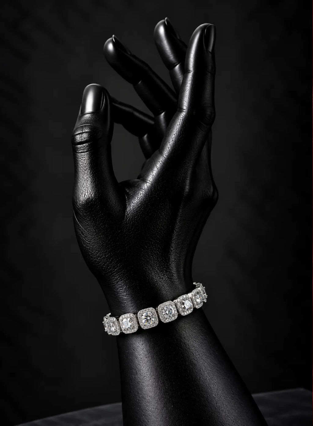 Royal Cushion Halo Bracelet