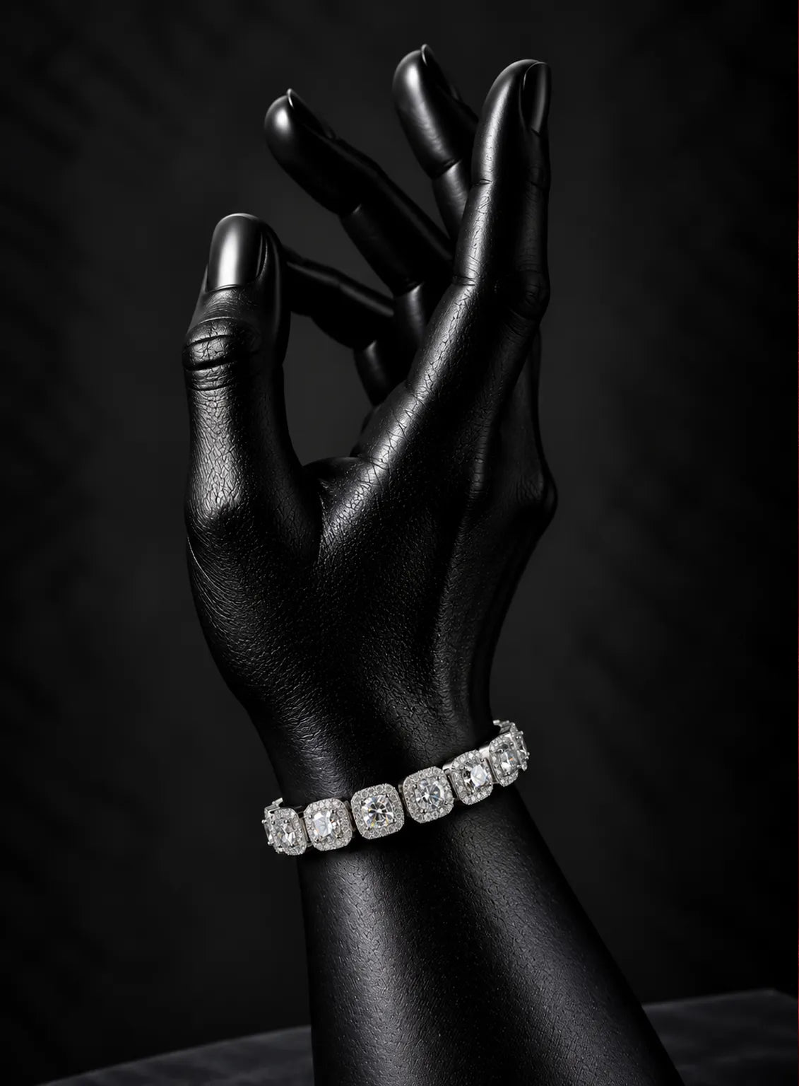 Royal Cushion Halo Bracelet