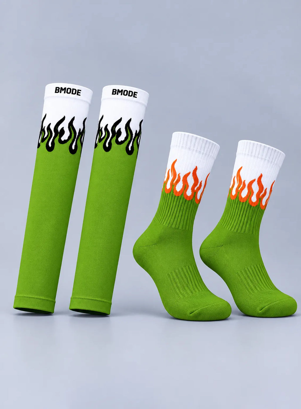 Beast Mode Flame Combo - Neon Green • Pack of 2