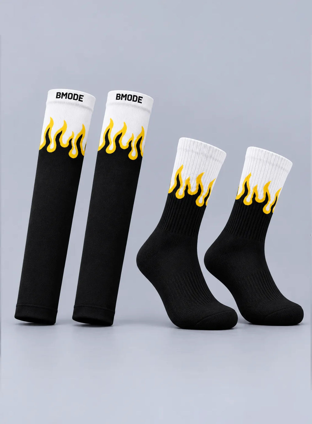 Beast Mode Flame Combo - Yellow & Black • Pack of 2