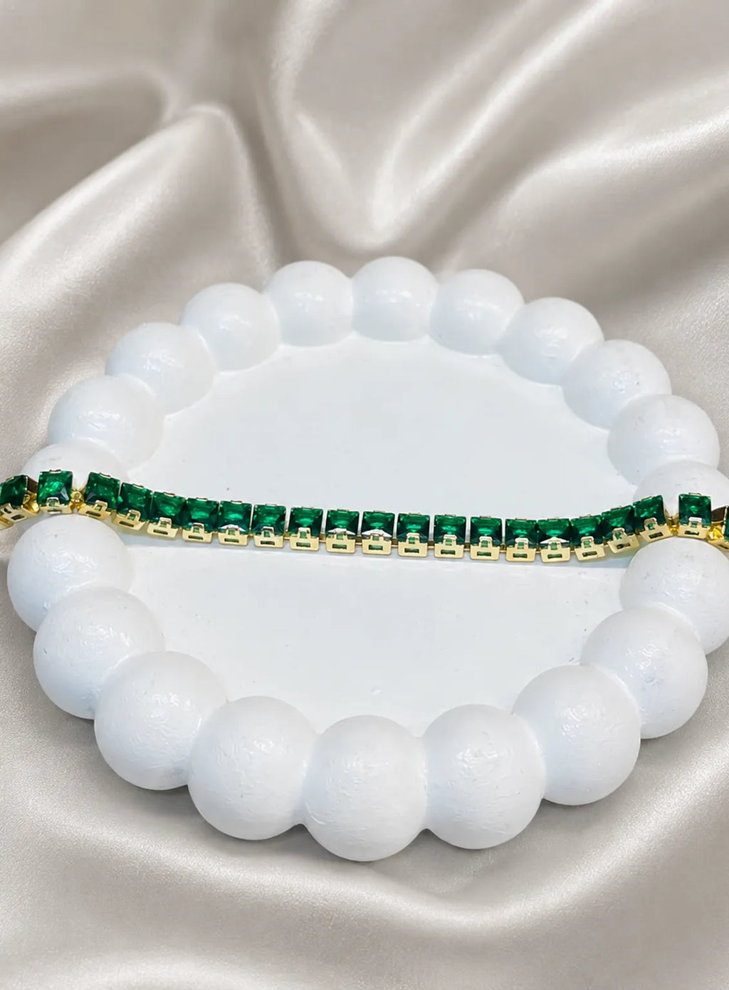 Emerald Muse Tennis Bracelet