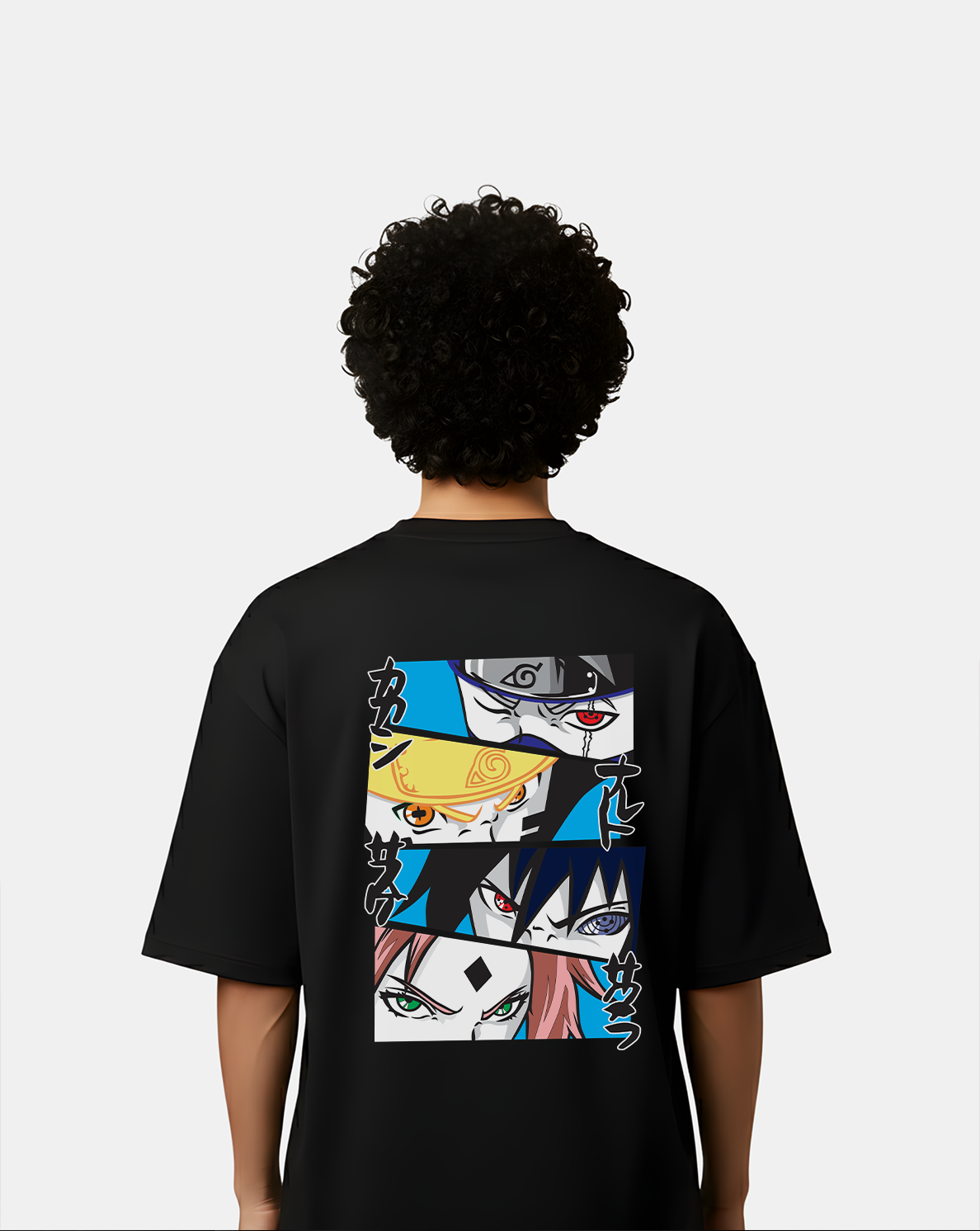 Naruto Team Eyes – Oversized T-Shirt