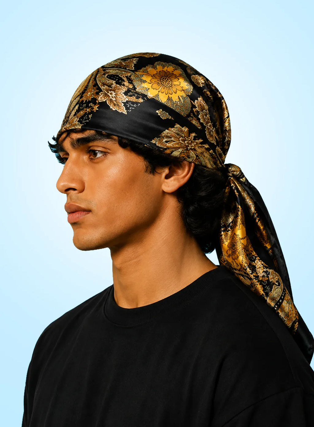 Black Paisley Scarf