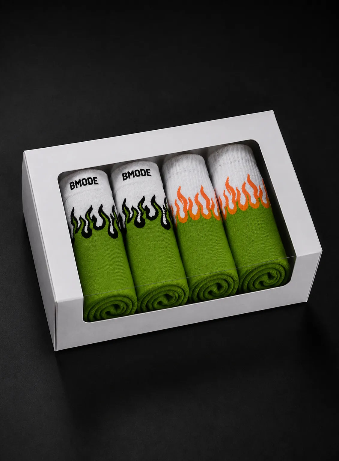 Beast Mode Flame Combo - Neon Green • Pack of 2