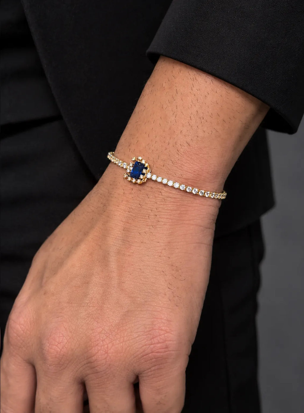King Crown Tennis Bracelet