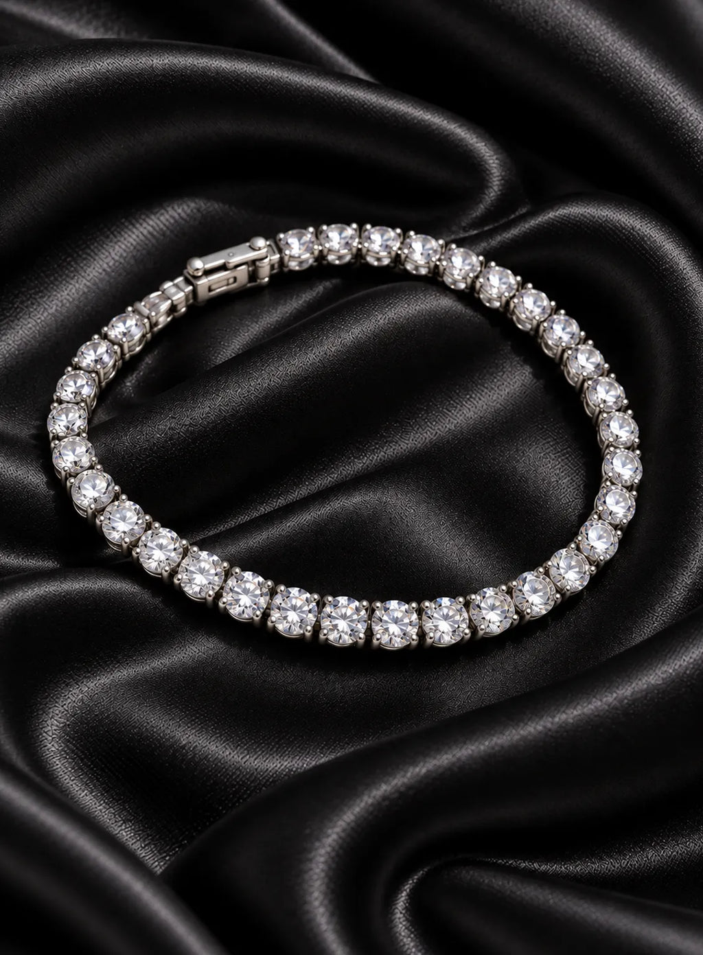 Iced Round Cut Tennis Bracelet