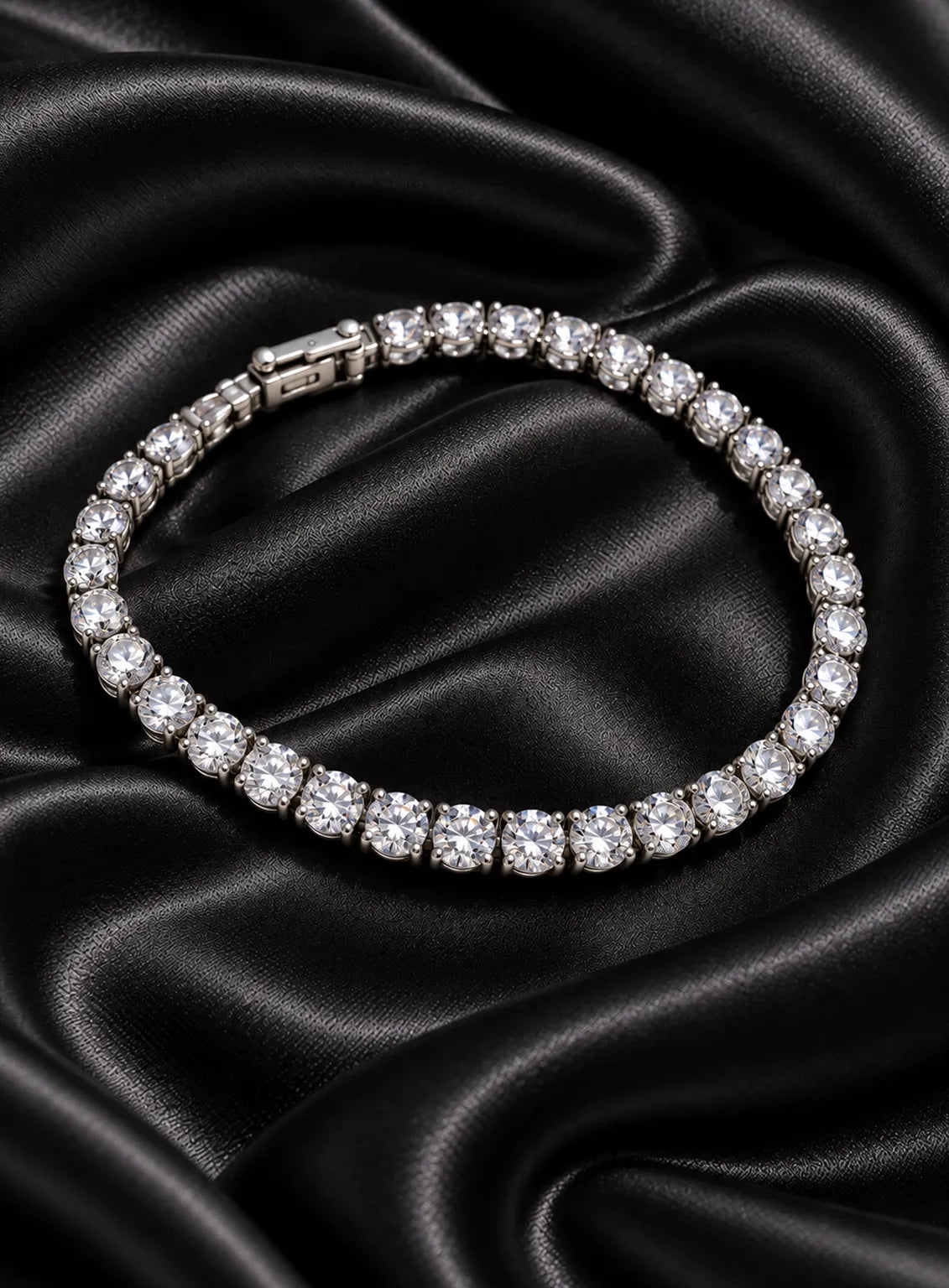 Iced Round Cut Tennis Bracelet