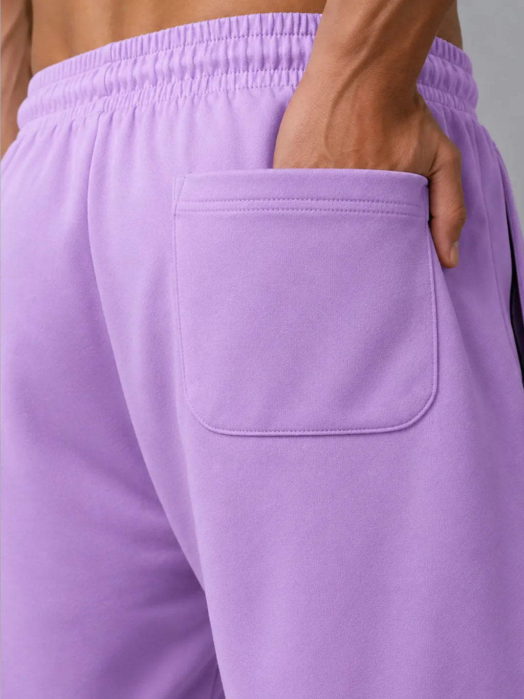 Relaxed Zip Shorts – Lavender